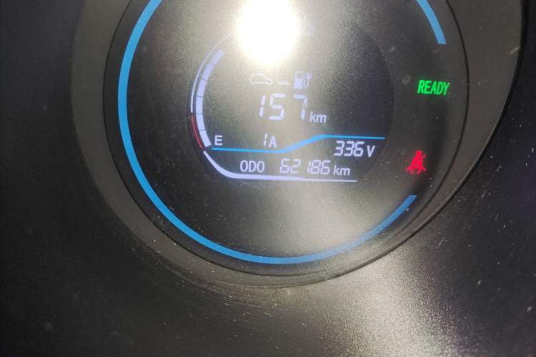 Used ORA Black Cat 2021 351 km Standard Version Odometer Close Up
