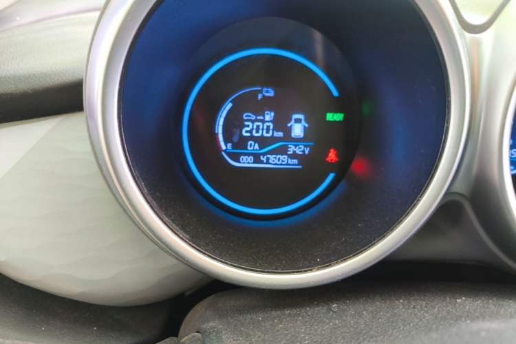 Used ORA Black Cat 2021 351 km Luxury Version Odometer Close Up