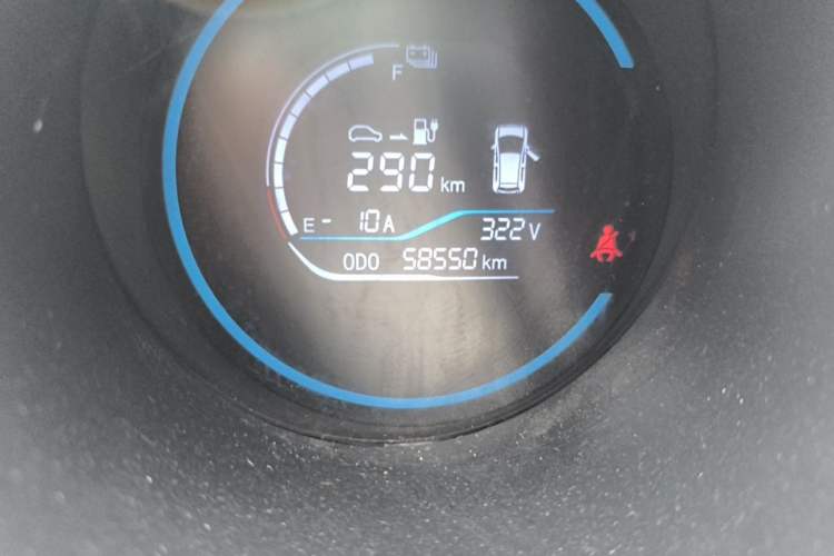 Used ORA Black Cat 2021 301 km Basic Version Odometer Close Up