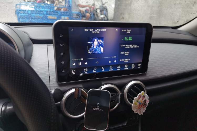 Used ORA Black Cat 2021 301km Cute Pet Edition Audio And AC Panel