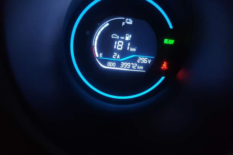 Used ORA Black Cat 2021 301 km Basic Version Odometer Close Up