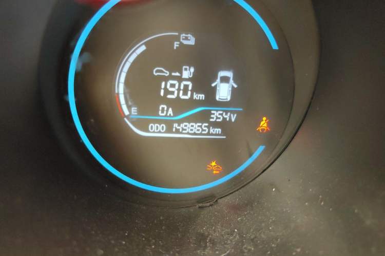 Used ORA Black Cat 2021 351 km Luxury Version Odometer Close Up