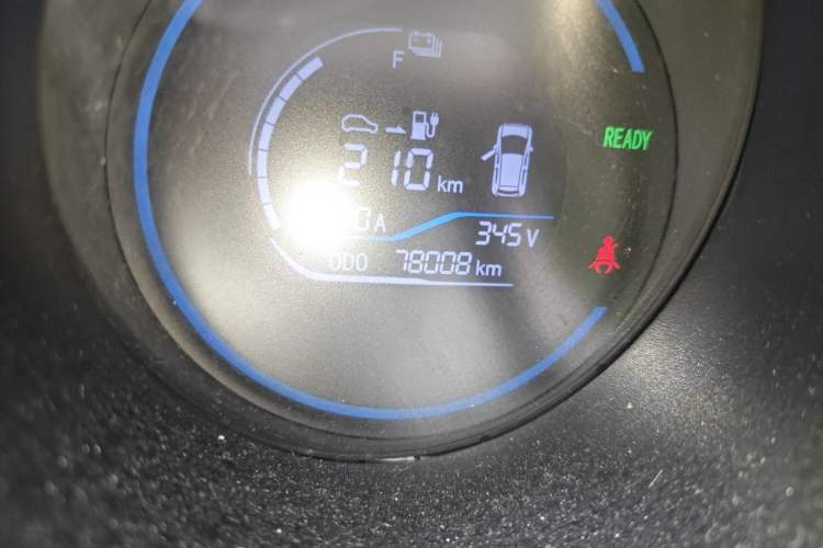 Used ORA Black Cat 2021 351 km Luxury Version Odometer Close Up