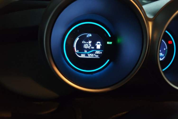 Used ORA Black Cat 2021 301 km Basic Version Odometer Close Up