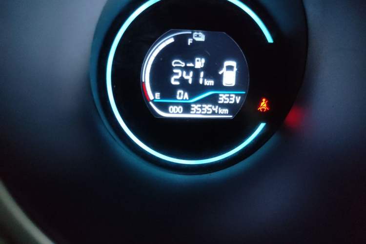 Used ORA Black Cat 2021 351 km Luxury Version Odometer Close Up