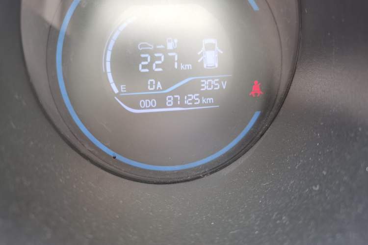Used ORA Black Cat 2021 301 km Basic Version Odometer Close Up