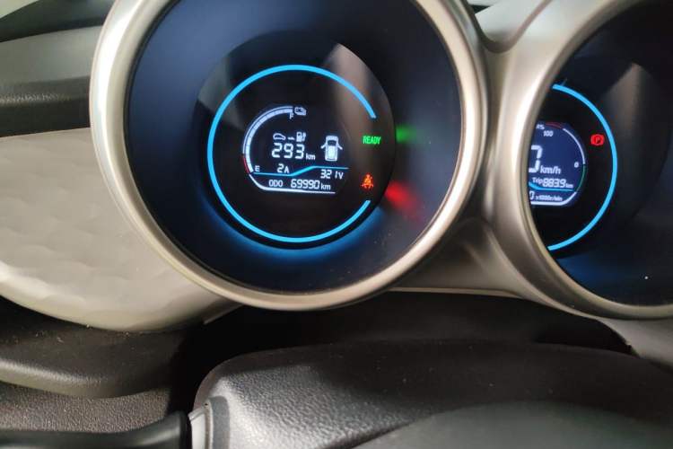 Used ORA Black Cat 2021 301 km Basic Version Odometer Close Up