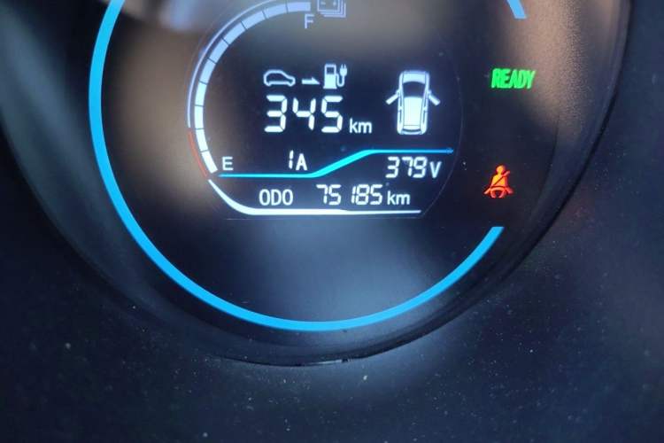 Used ORA Black Cat 2021 351 km Standard Version Odometer Close Up