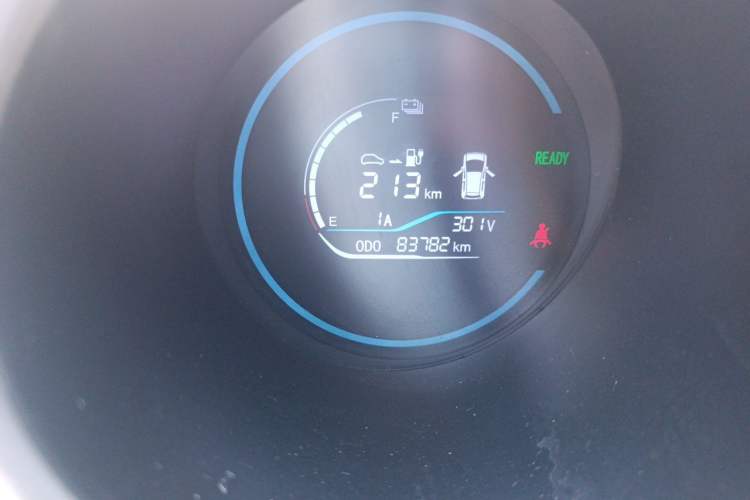 Used ORA Black Cat 2021 301 km Basic Version Odometer Close Up