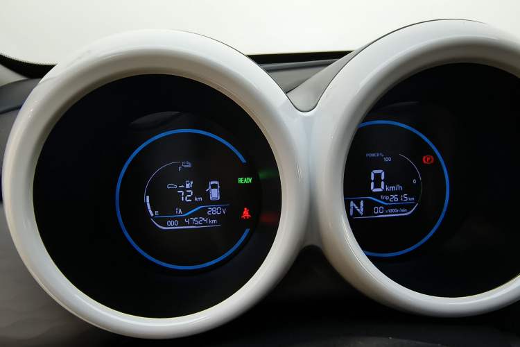 Used ORA Black Cat 2021 301 km Basic Version Odometer Close Up