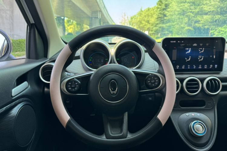 Used ORA Black Cat 2021 351 km Luxury Version Steering Wheel