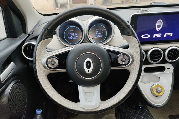 Used ORA Black Cat 2021 351 km Luxury Version Steering Wheel