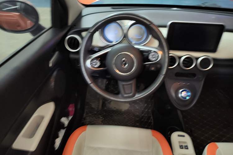Used ORA Black Cat 2021 351 km Luxury Version Steering Wheel