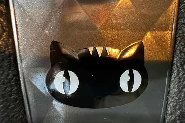 Used ORA Black Cat 2022 351 km HelloKitty Collaboration Edition Lithium-Ion Battery Interior 2