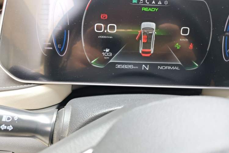 Used ORA Black Cat 2022 351 km Range Luxury Version Lithium-Ion Battery Odometer Close Up