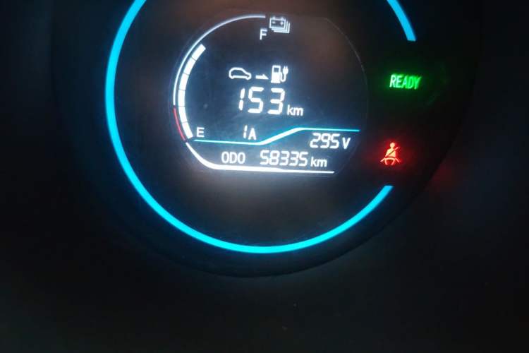 Used ORA Black Cat 2022 301km Base Version Ternary Lithium Odometer Close Up