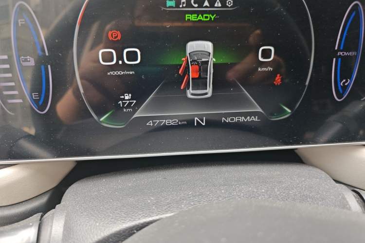 Used ORA Black Cat 2022 351 km Range Comfort Version Ternary Lithium Odometer Close Up