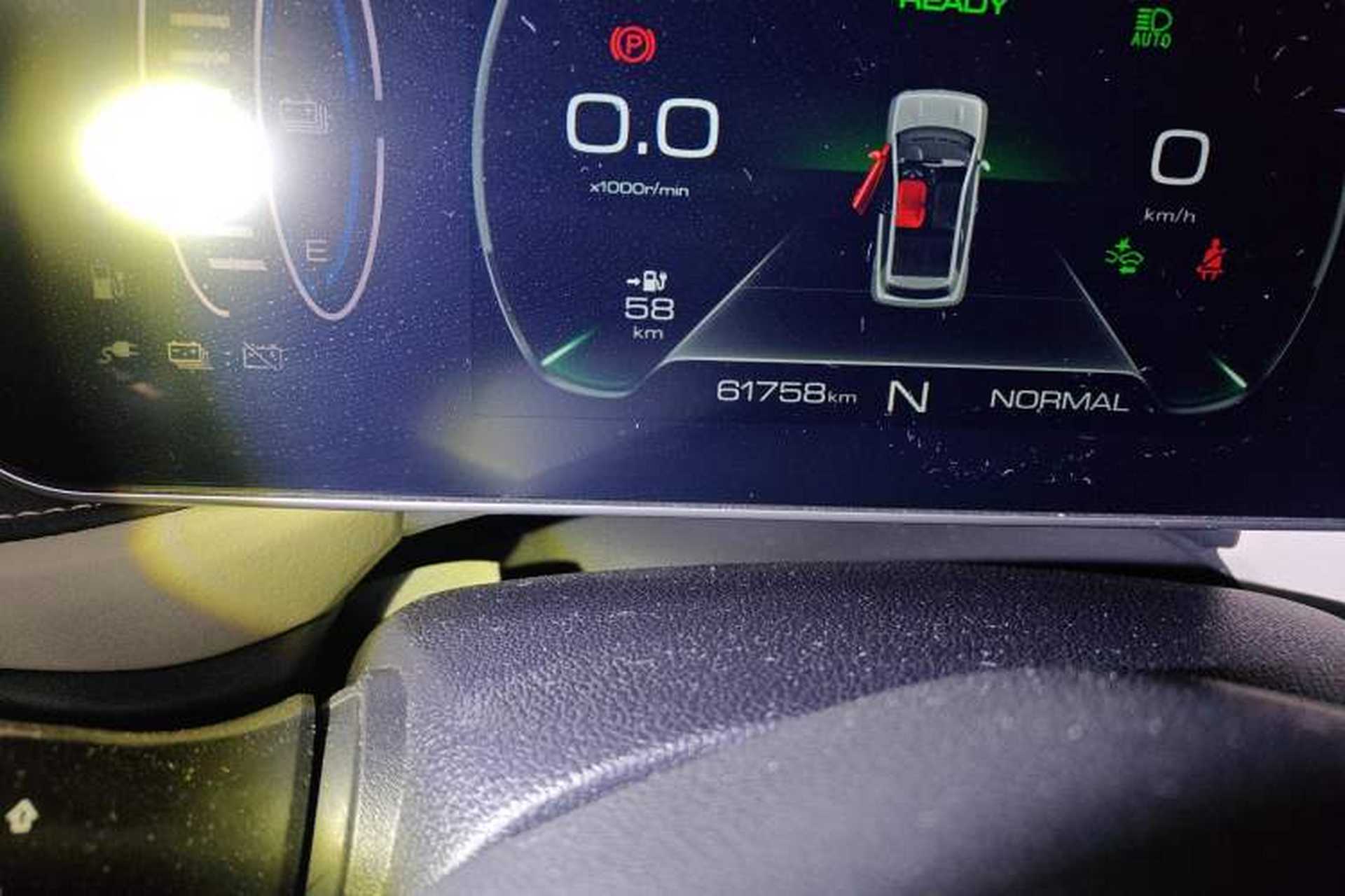 Used ORA Black Cat 2022 405 km Long-Range Version Ternary Lithium Odometer Close Up