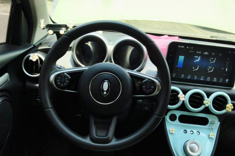 Used ORA Black Cat 2022 Updated Version 301 km Cute Pet Edition Lithium Iron Phosphate Steering Wheel