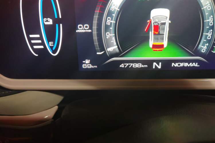 Used ORA Black Cat 2022 351 km Range Comfort Version Ternary Lithium Odometer Close Up