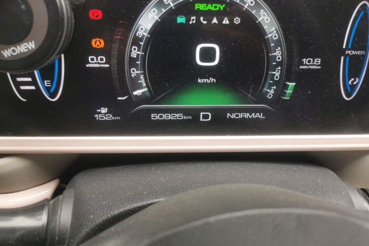 Used ORA Black Cat 2022 351 km Range Comfort Version Ternary Lithium Odometer Close Up