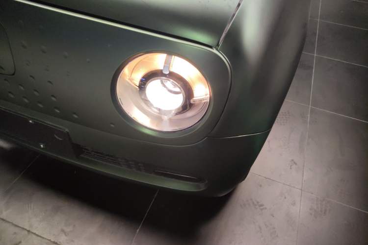 Used ORA Black Cat 2022 Updated Version 301 km Cute Pet Edition Lithium Iron Phosphate Left Front Headlight