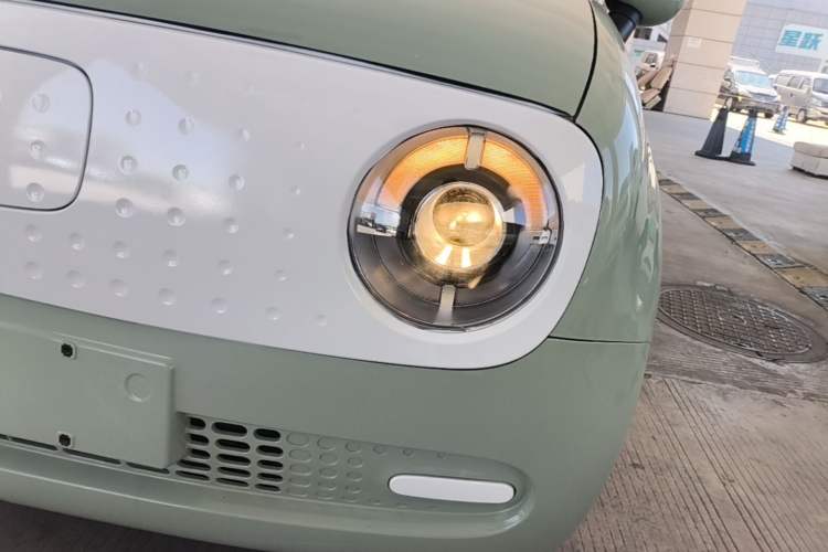 Used ORA Black Cat 2022 Updated Version 301 km Cute Pet Edition Lithium Iron Phosphate Left Front Headlight