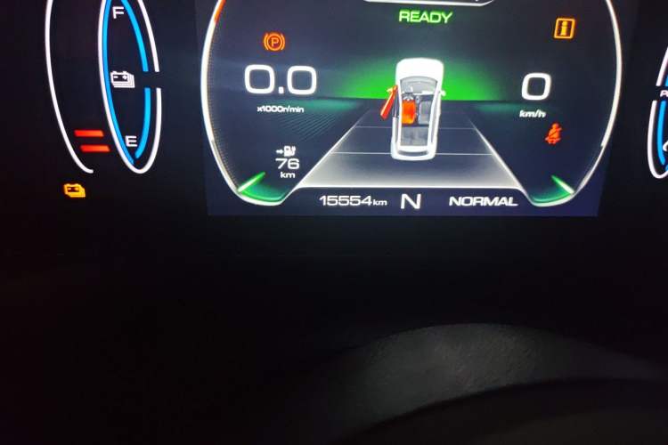 Used ORA Black Cat 2022 351 km Range Comfort Version Ternary Lithium Odometer Close Up