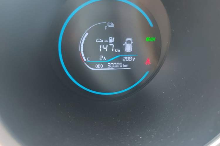 Used ORA Black Cat 2022 301km Base Version Ternary Lithium Odometer Close Up