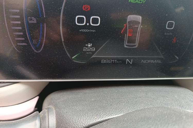 Used ORA Black Cat 2022 351 km Range Comfort Version Ternary Lithium Odometer Close Up