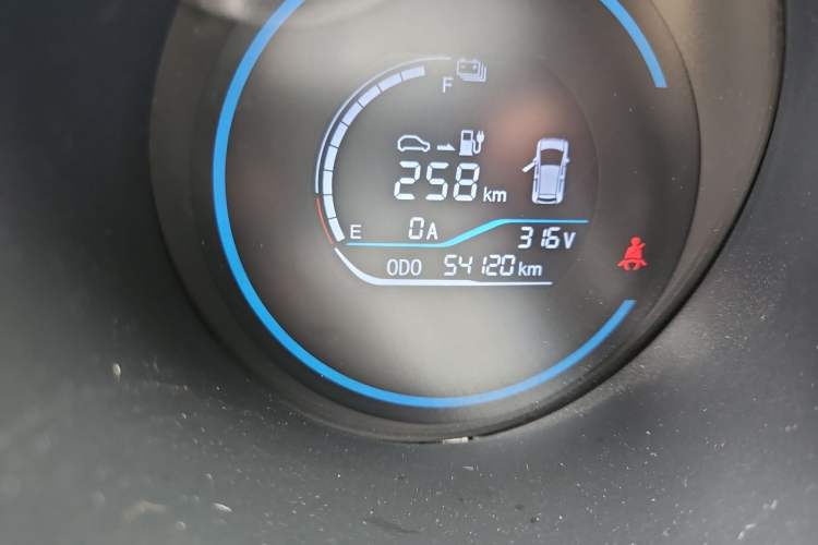 Used ORA Black Cat 2022 301km Base Version Ternary Lithium Odometer Close Up