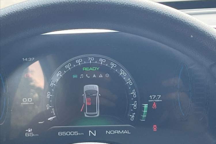 Used ORA Black Cat 2022 351 km Range Comfort Version Ternary Lithium Odometer Close Up