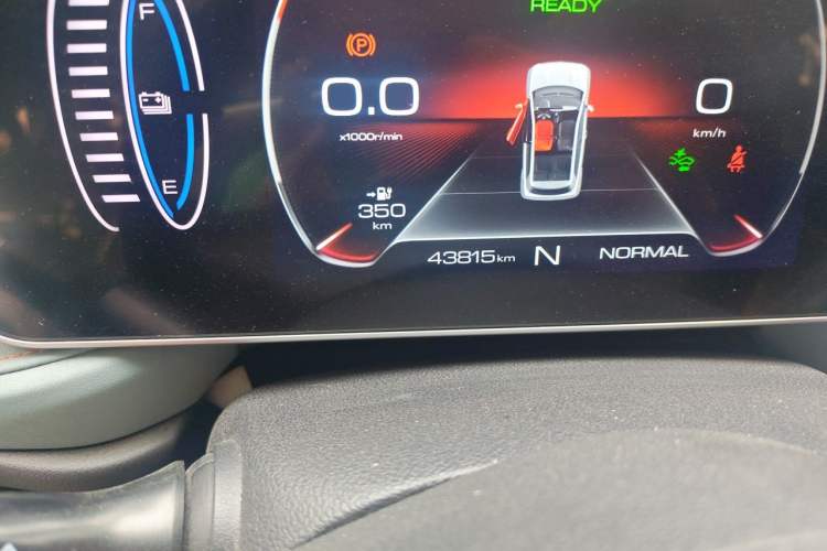 Used ORA Black Cat 2022 351 km Range Luxury Version Lithium-Ion Battery Odometer Close Up