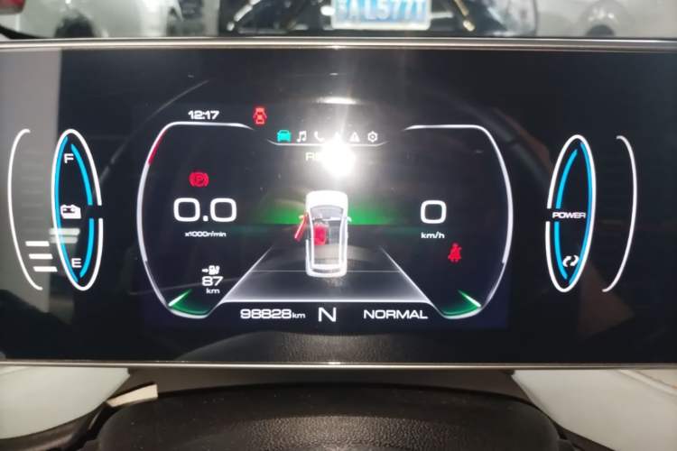 Used ORA Black Cat 2022 351 km Comfort Version Ternary Lithium Instrument Cluster