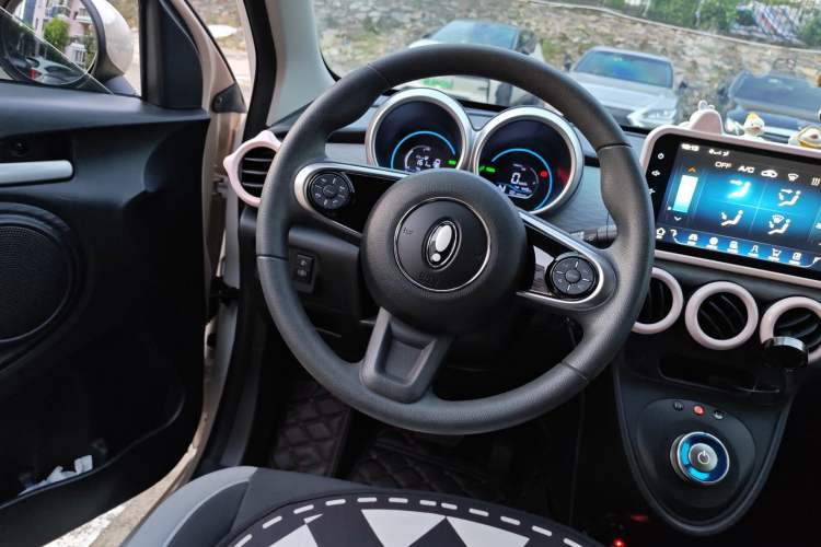 Used ORA Black Cat 2022 301km "Cute Pet" Version – Lithium Iron Phosphate Steering Wheel