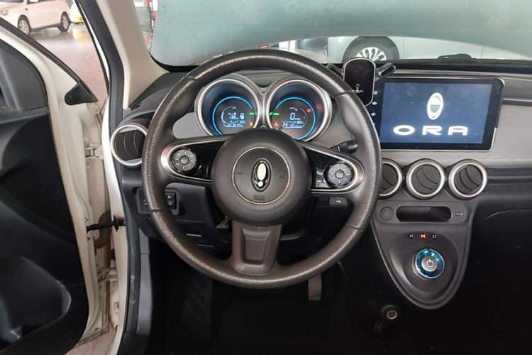 Used ORA Black Cat 2022 301km "Cute Pet" Version – Lithium Iron Phosphate Steering Wheel