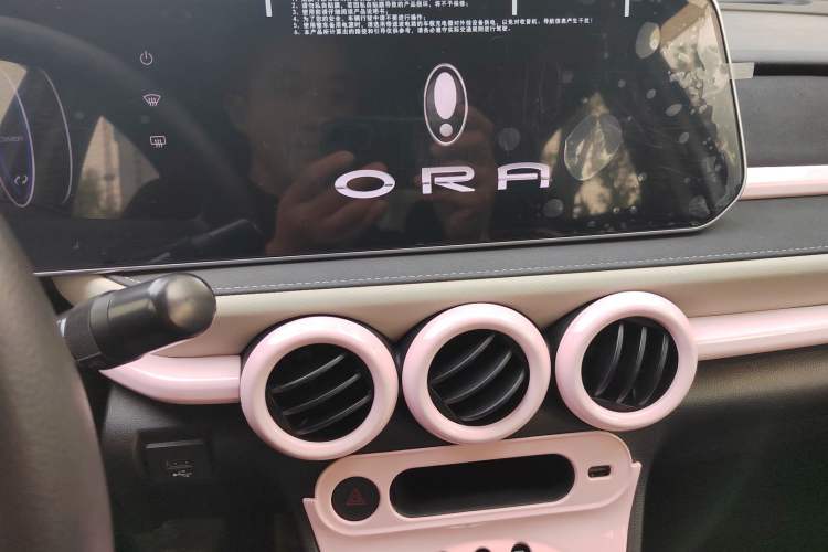 Used ORA Black Cat 2022 351 km Range Comfort Version Ternary Lithium Audio And AC Panel