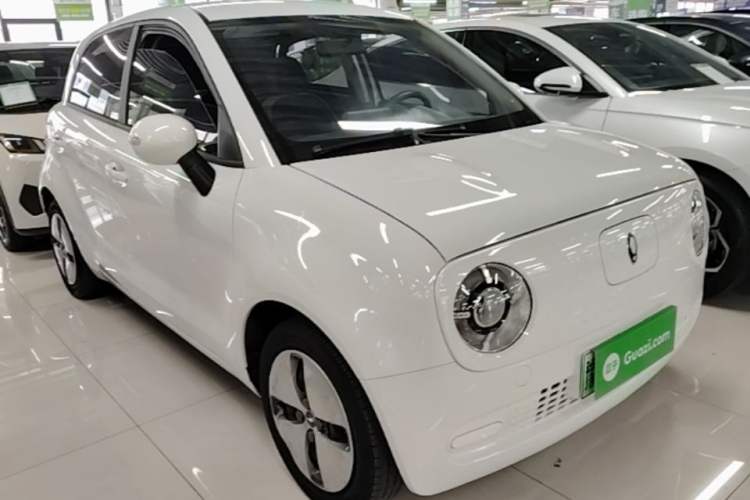 Used ORA Black Cat 2022 Updated Version 301 km Cute Pet Edition Lithium Iron Phosphate Front Right 45 Deg