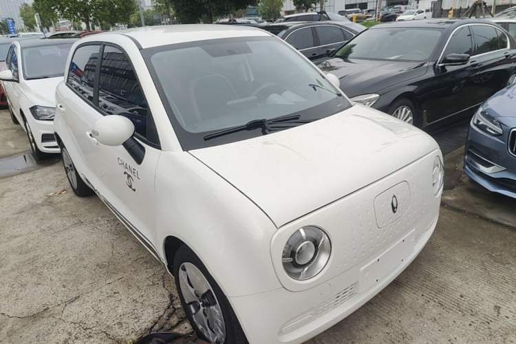 Used ORA Black Cat 2022 Updated Version 301 km Cute Pet Edition Lithium Iron Phosphate Front Right 45 Deg