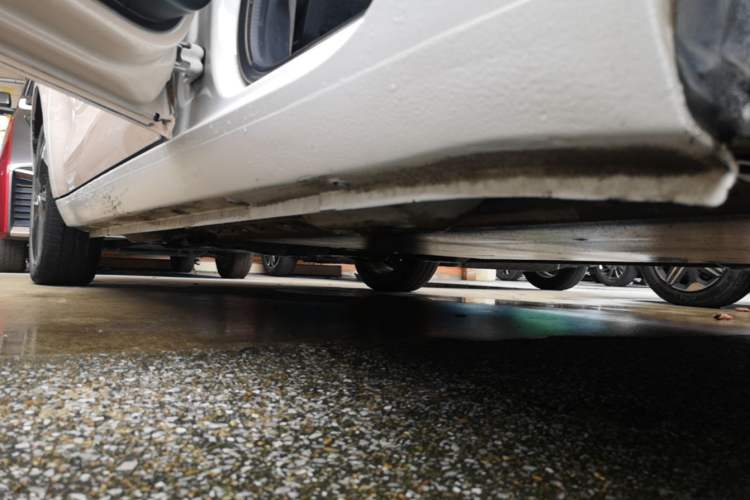 Used ORA Black Cat 2022 351 km Range Comfort Version Ternary Lithium Left Side Sill