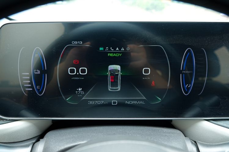 Used ORA Black Cat 2022 351 km Range Comfort Version Ternary Lithium Odometer Close Up