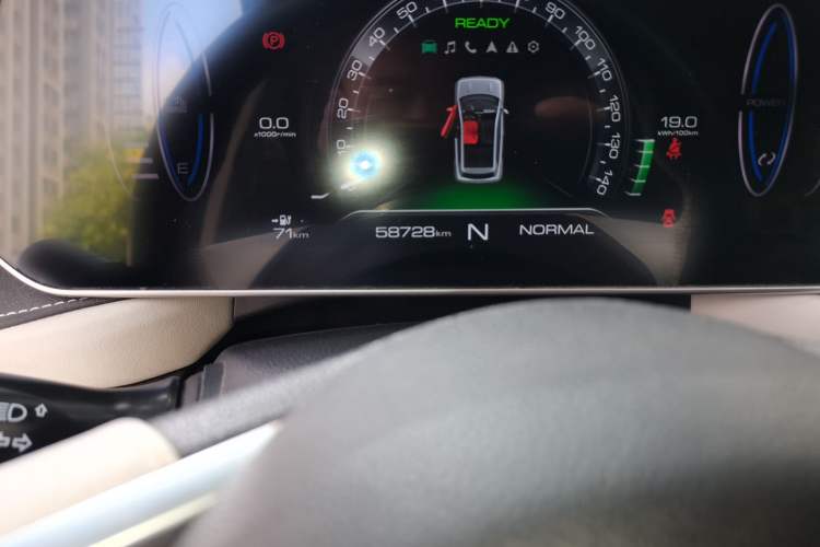 Used ORA Black Cat 2022 351 km Range Comfort Version Lithium Iron Phosphate Odometer Close Up