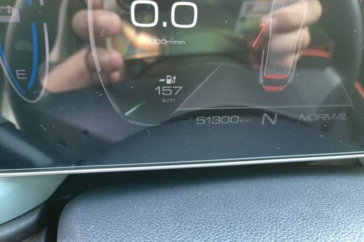 Used ORA Black Cat 2022 351 km Range Comfort Version Ternary Lithium Odometer Close Up