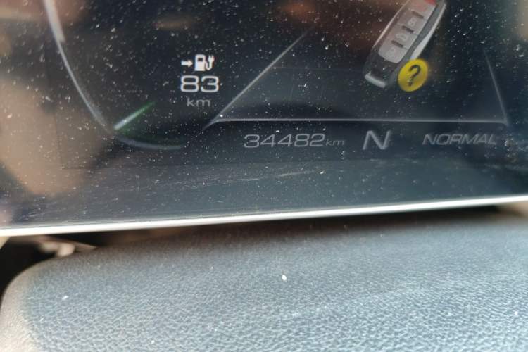 Used ORA Black Cat 2022 351 km Range Comfort Version Ternary Lithium Odometer Close Up