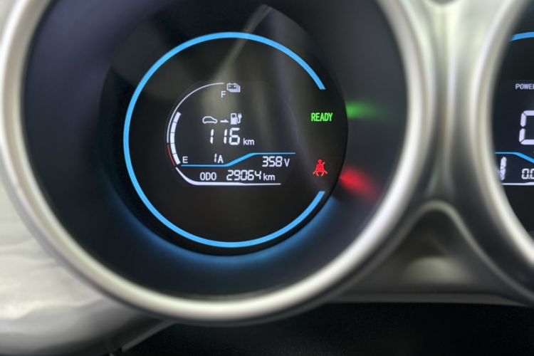 Used ORA Black Cat 2022 301km "Cute Pet" Version – Lithium Iron Phosphate Odometer Close Up