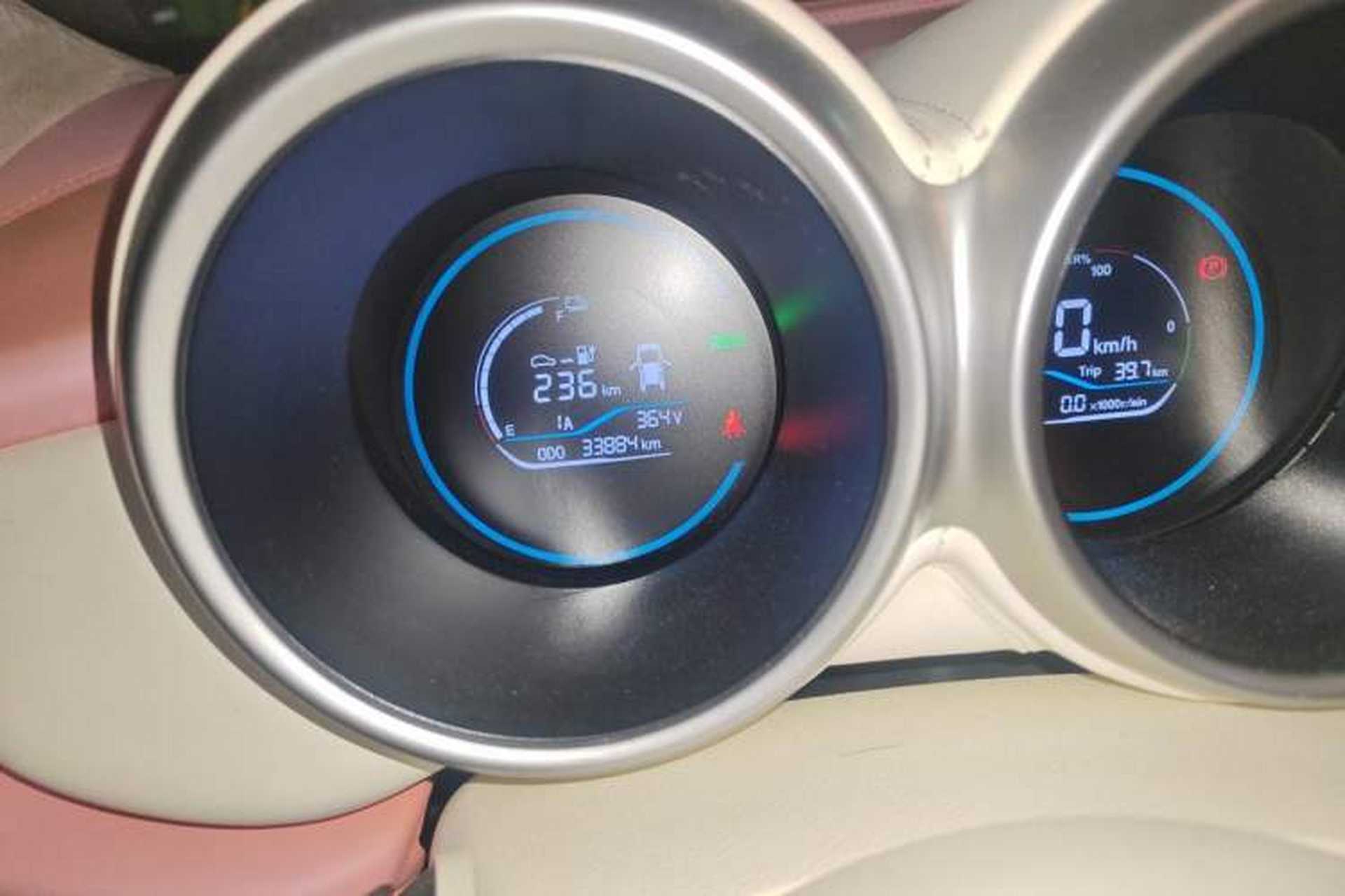 Used ORA Black Cat 2022 301km "Cute Pet" Version – Lithium Iron Phosphate Odometer Close Up