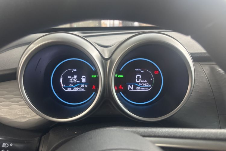 Used ORA Black Cat 2022 301km Base Version Ternary Lithium Odometer Close Up
