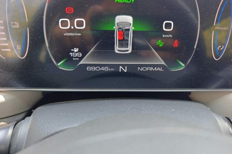 Used ORA Black Cat 2022 405 km Long-Range Version Ternary Lithium Odometer Close Up