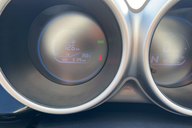 Used ORA Black Cat 2022 301km "Cute Pet" Version – Lithium Iron Phosphate Odometer Close Up