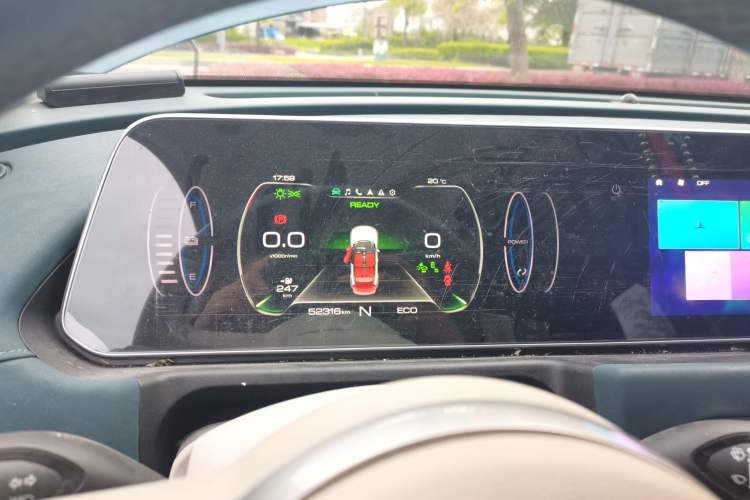 Used ORA Good Cat 2021 400km Standard Range Athena Edition Lithium Iron Phosphate Instrument Cluster